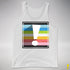 Queer Pride Flag Exclamation Point Premium Tank Top